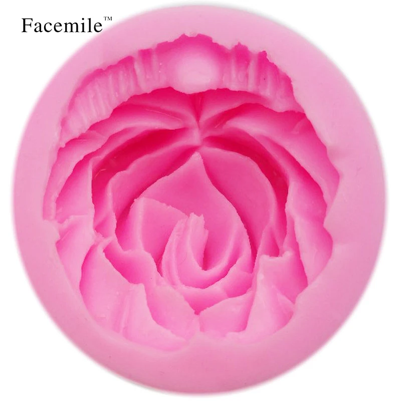 3D силиконовая форма в виде цветка розы помадные подарочные украшения Шоколадное