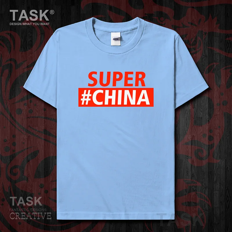 Мужская футболка в китайском стиле с принтом одежда короткими рукавами