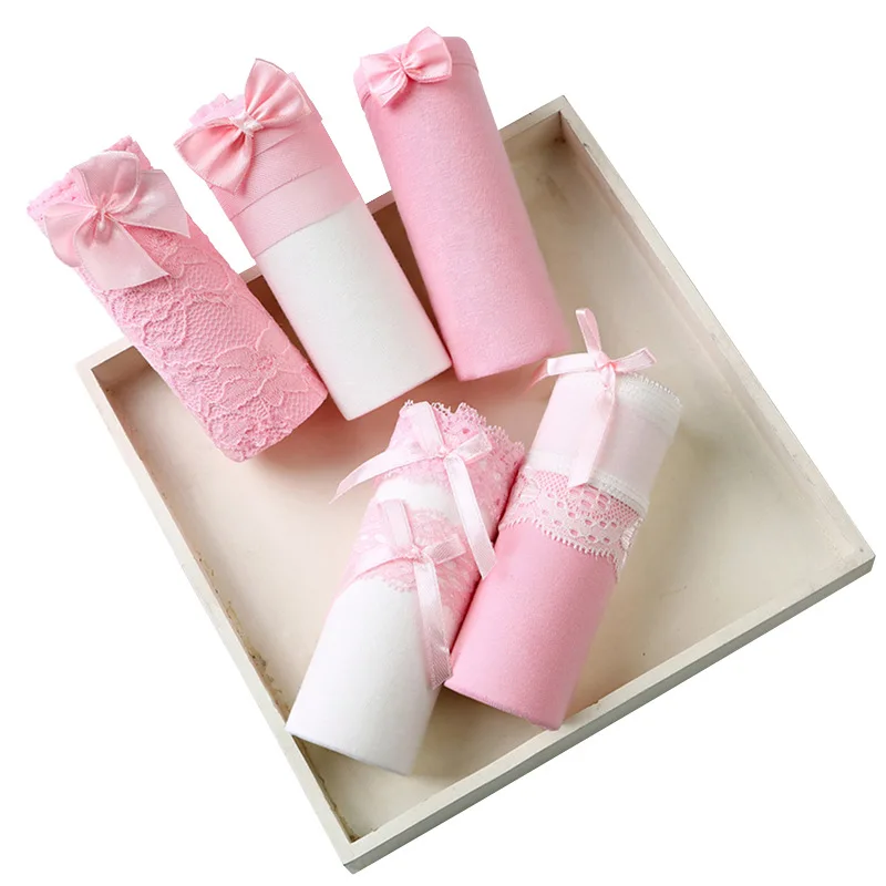 5 шт. женские хлопковые треугольные Трусы из хлопчатобумажной ткани|Женские