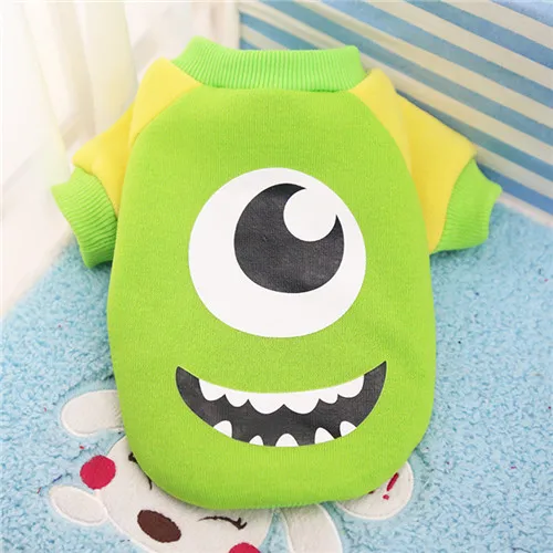 Милый мультфильм кошка пальто куртка теплая мягкая хлопчатобумажная одежда для домашних питомцев для маленьких кошек Kitty котенок свитер товары собак Щенок костюмы - Цвет: 5