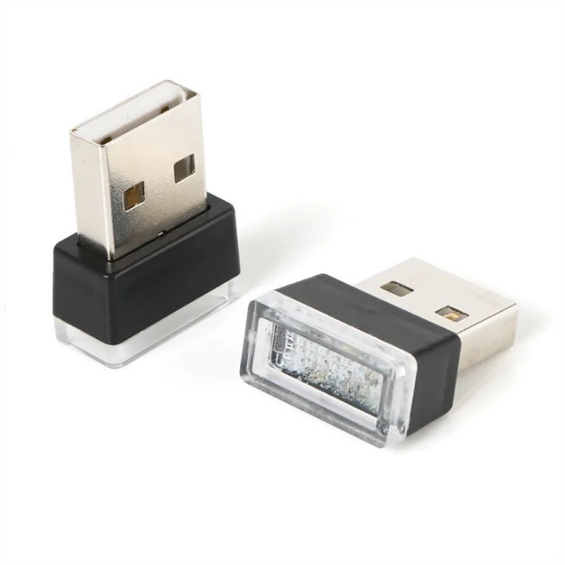 USB Ночной светильник светодиодный автомобильный интерьерный мини освещение