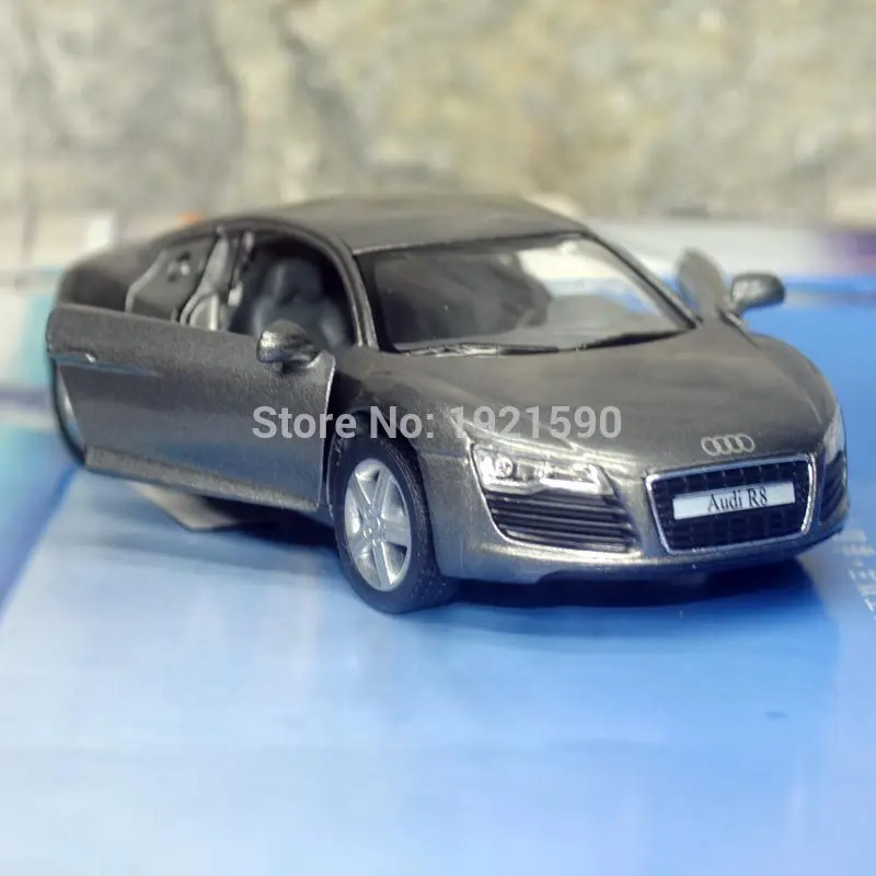 KT 1/36 масштабная модель автомобиля игрушки Германия Audi R8 литья под давлением металлическая модель автомобиля игрушка для подарка/коллекции/детей
