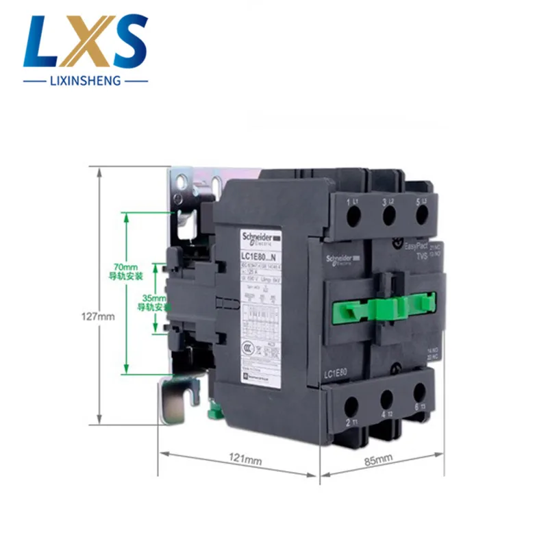 Контактор переменного тока Schneider LC1-E EasyPact TVS Series 80A Triode AC110V AC220V контактор LC1E80M5N LC1E80F5N