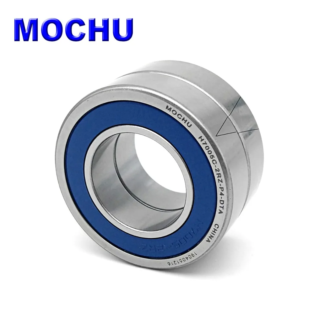 1 пара MOCHU 7005 H7005C 2RZ P4 DT A 25x47x12 25x47x24 герметичные Радиально-упорные подшипники скорости шпинделя ЧПУ ABEC-7