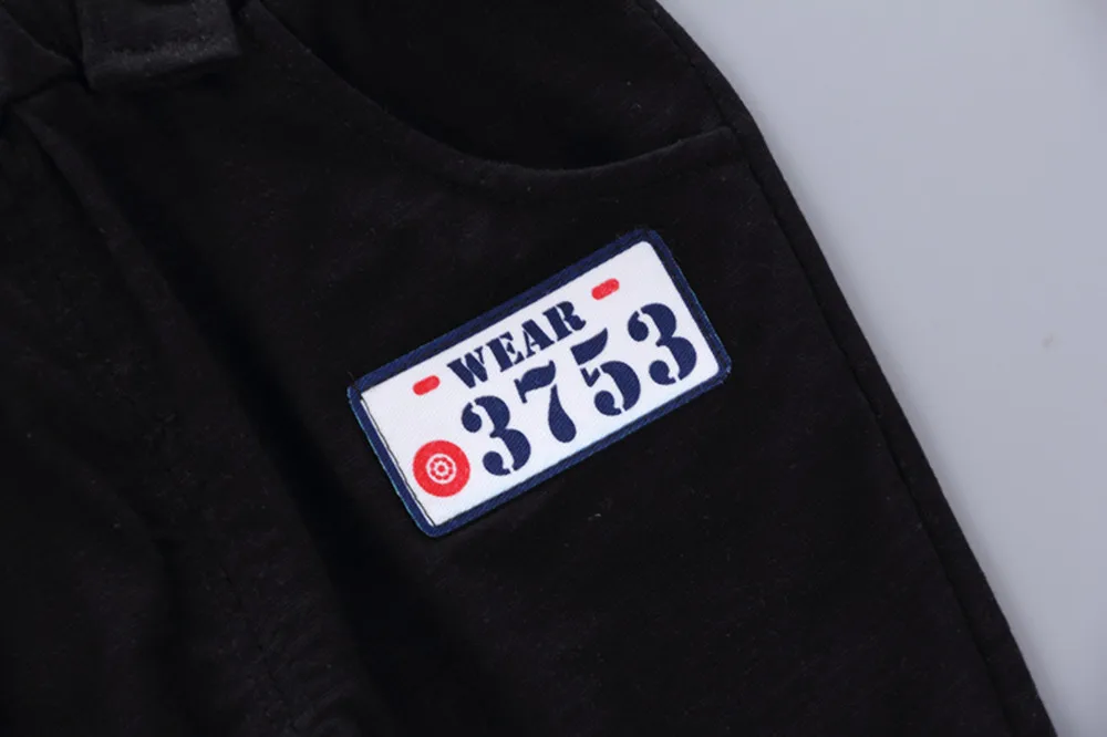 2019 Летний стиль комплект одежды для маленьких мальчиков футболка с коротким