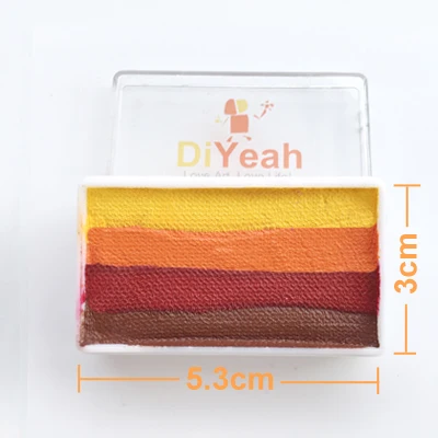 regular color 30g Pro Радуга средства ухода за кожей лица Краски макияж Краски ing пигмент 30 г/компл. многоцветный серии для боди-арта для Хэллоуина Неон УФ металлическое лицо Краски - Цвет: regular color 30g
