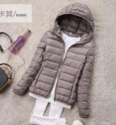 CAMEL SEDUTMO, зимние, размера плюс 4XL, женские пуховики, короткий, ультра-светильник, пуховик с капюшоном, куртка-пуховик, Осенние парки ED034 - Цвет: CAMEL