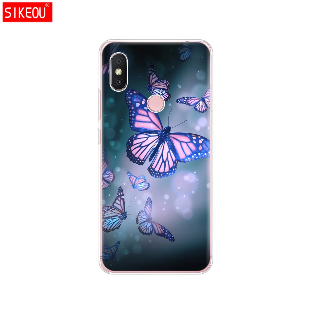 Силиконовый чехол для xiaomi Redmi S2, чехол Y2, задняя крышка, чехол для телефона s, xiaomi Redmi Y2, бампер, Hongmi S2, чехол, полная защита, мягкий Кот - Цвет: 12073