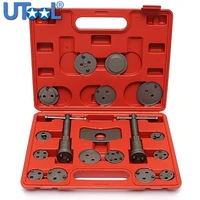 18pcsset auto universal precision disc brake caliper wind back brake piston compressor tool kit for auto garage repair tools
