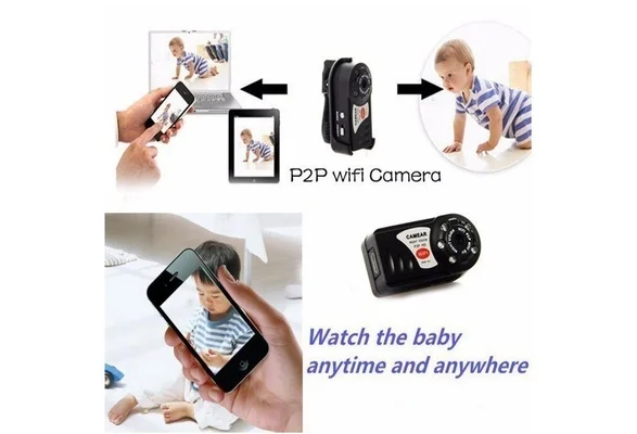 4GB карта + P2P HD мини Wifi DVR IP камера видеокамера видеорегистратор ночное видение