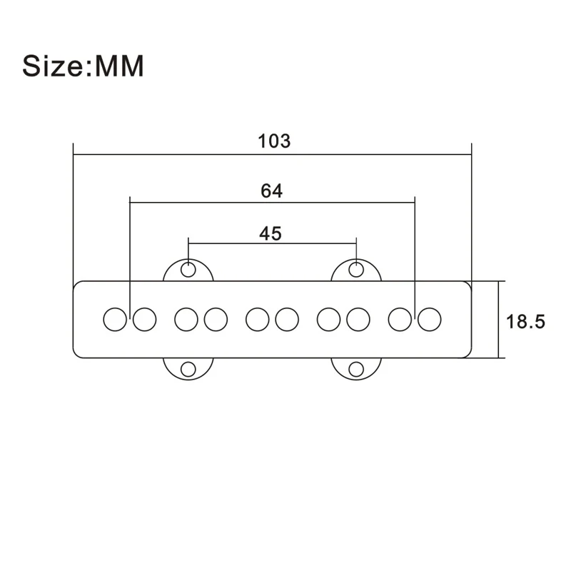 Керамика открытые Стиль 5 струн из 5JB бас звукосниматель для JB Запчасти