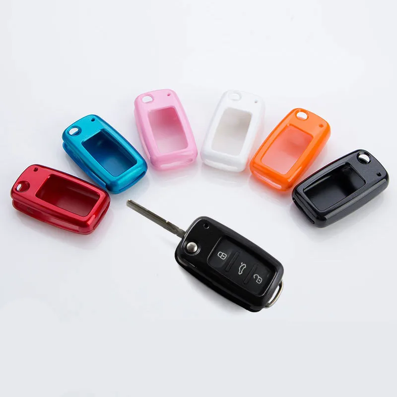 ТПУ чехол для ключей VW Volkswagen Golf 4 5 6 Bora jetta Polo Passat B5 B6 Skoda Superb Octavia Fabia сиденье Ibiza