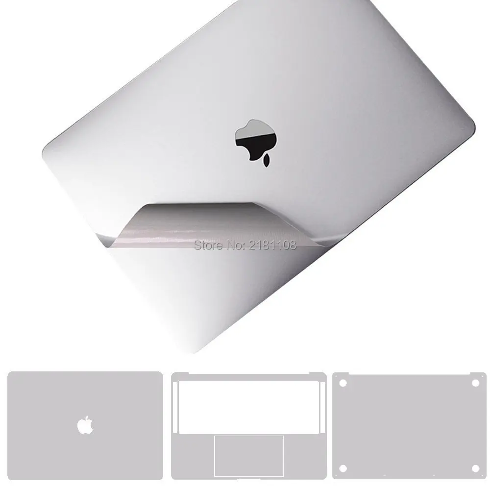 Защитная виниловая наклейка для Apple Macbook Pro1" A2141 13" 1" A1989 A1707 A1706 верхняя/Нижняя/сенсорная панель/защитная пленка