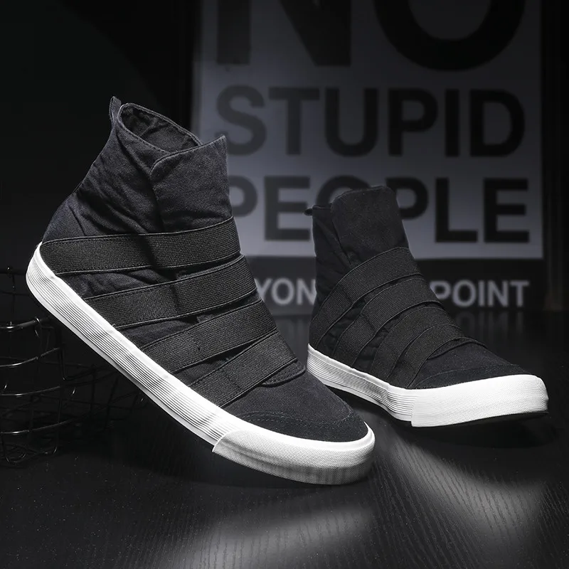 Высокие парусиновые кроссовки Оригинальные лоферы Модные Zapatillas Hombre