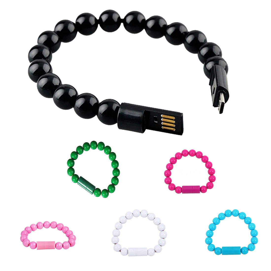 USB кабель для зарядки и передачи данных Dewtreetali iphone 5 6 8 7 plus Samsung Xiaomi браслеты с