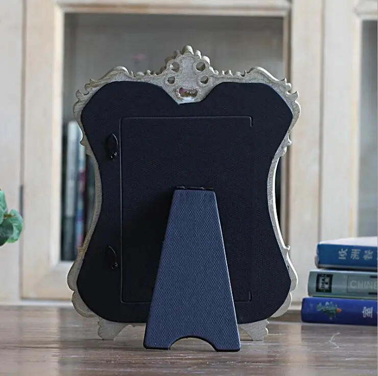 6 дюймов Роза смолы фоторамка Desktop ремесла творческий свадебный подарок Главная