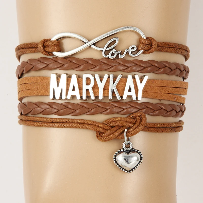 (10 шт./лот) браслет Infinity Love MARY KAY плетеный с запахом Лучший женский подарок 11 шт. на