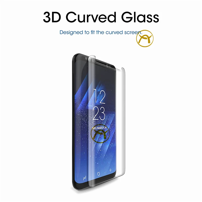 3D изогнутое закаленное стекло для Samsung Galaxy S8 S9 Plus S10E Note8 Защита экрана Note9 10 pro