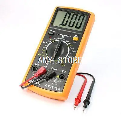 

DT9205A 200mV-1000VDC AC Volt Ohm Analog Multimeter Multitester w Probe Lead