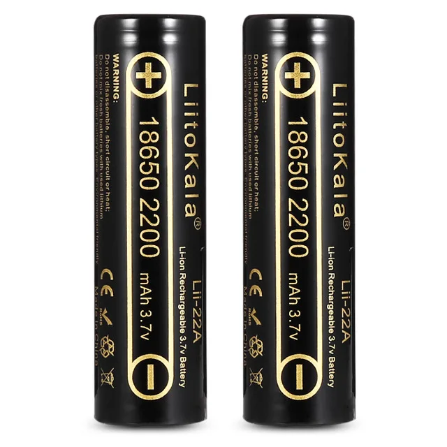 HK LiitoKala Lii 22A 3 7 V 18650 2200mAh аккумуляторная батарея литий ионные аккумуляторы ионная