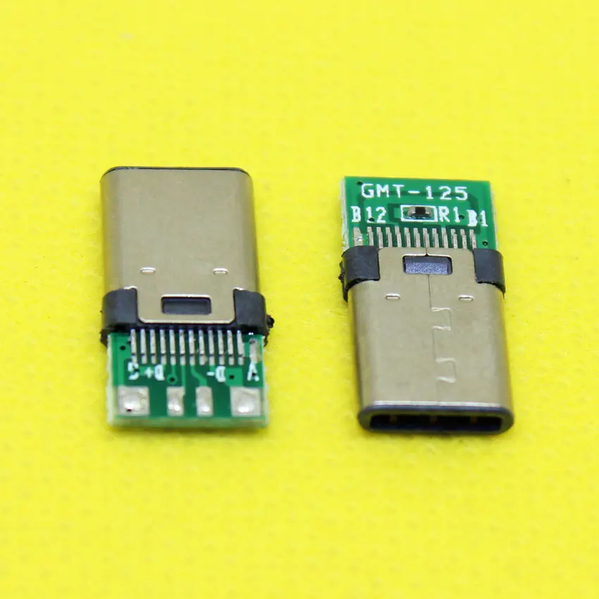 Cltgxdd Micro USB 3 1 разъем Type-C 24-контактный Штекерный для детской розетки с разъемом