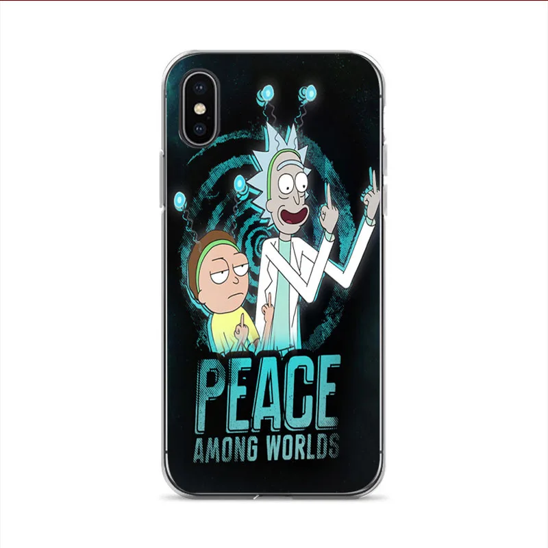 9 IMIDO family Love Рик и Морти funda мягкий пластиковый чехол для Apple iPhone X 6 6plus 6s 5 5S 7 8plus xr xs xsmax чехол - Цвет: 9
