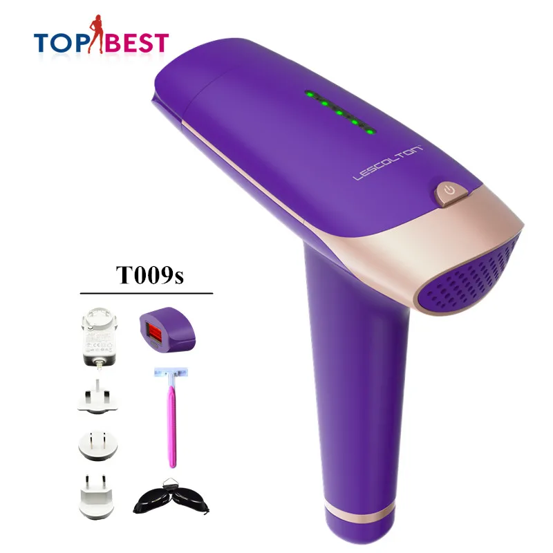 Lescolton Профессиональный 100-240 В IPL lcd Eelectric IPL лазерное устройство для удаления волос - Цвет: T009S