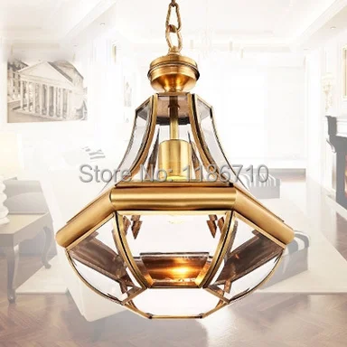 Прямая продажа с фабрики хрустальной люстры медная лампа светильник