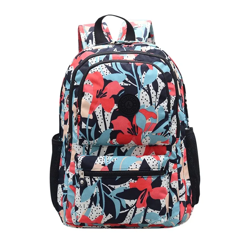 ACEPERCH женский рюкзак Mochila Escolar Feminina, нейлоновые школьные рюкзаки для девочек-подростков, повседневный Большой Вместительный рюкзак - Цвет: Lily