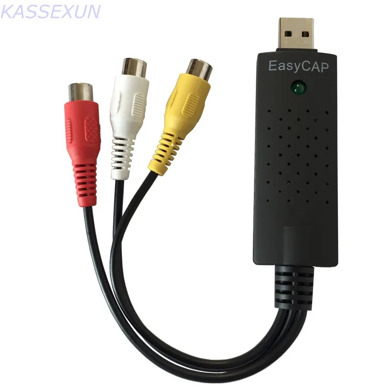 

2017 New 3RCA to Computer USB2.0 UVC Video audio capture for Windows Mac Linux os for TV DVD VHS old video