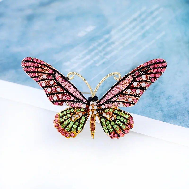 Распродажа от производителя модные аксессуары брошь в виде бабочки булавка