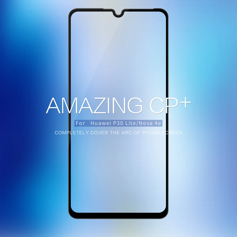 Закаленное стекло с полным покрытием для Huawei Nova 4e взрывозащищенное CP + 4e/p30