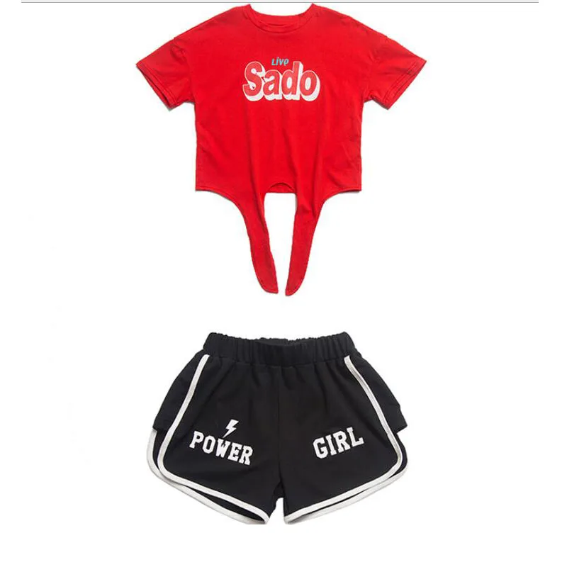 

Girls Boys Outwear Coats Sweatshirt Denim Jogger Pants Hip Hop Clothing Jazz Dance Costume Kids Ballroom Dancing Skirt Clothes