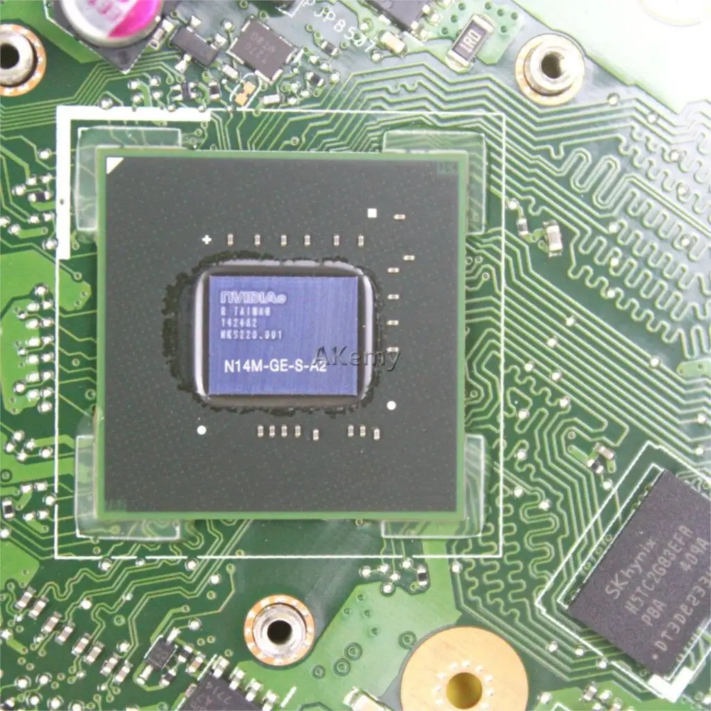AK X550LC материнская плата для ноутбука For Asus X550LD A550L Y581L W518L X550LN тест оригинальная 4GB