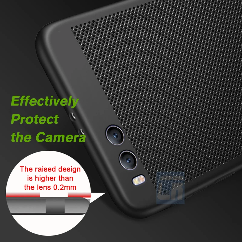 Phone Case for Xiaomi 8 SE MI Lite Mix 2S 3 Hollow Heat Dissipation Cases Hard PC Redmi Note 5A Prime 4X 6 Pro Back Cover |