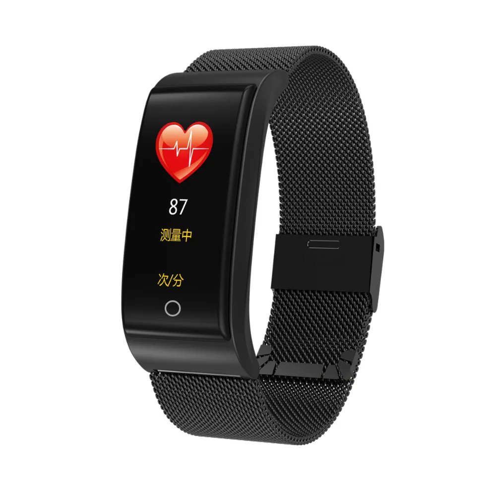 F4 металлический Смарт браслет IP67 Водонепроницаемый Монитор артериального