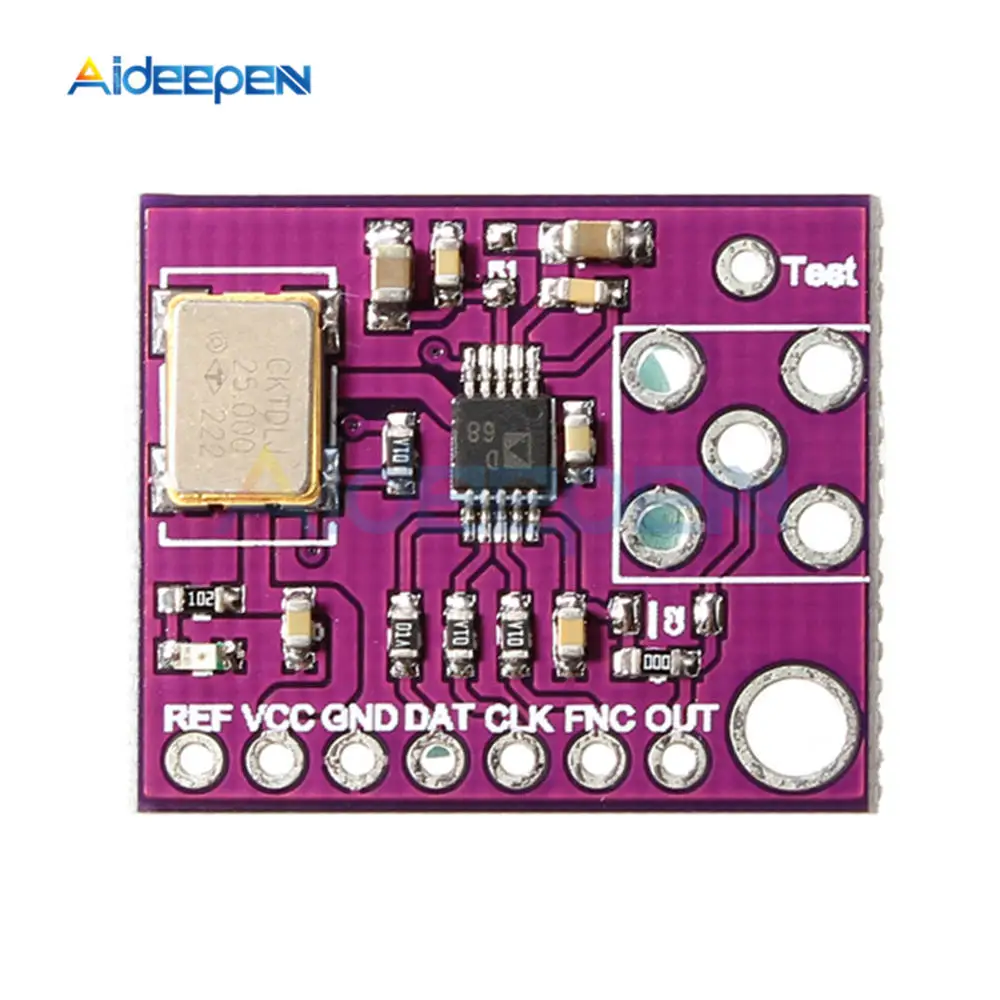 AD9833 модуль генератор сигналов STM32 STM8 STC микропроцессоры синусоидальный квадратный монитор DDS 2,3 V-5,5 V