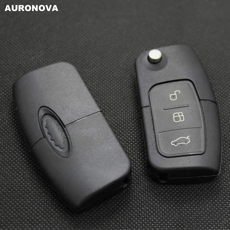 Чехол для ключей AURONOVA откидной складной чехол Ford Focus HU101 Blade 3 кнопки Оригинальный |