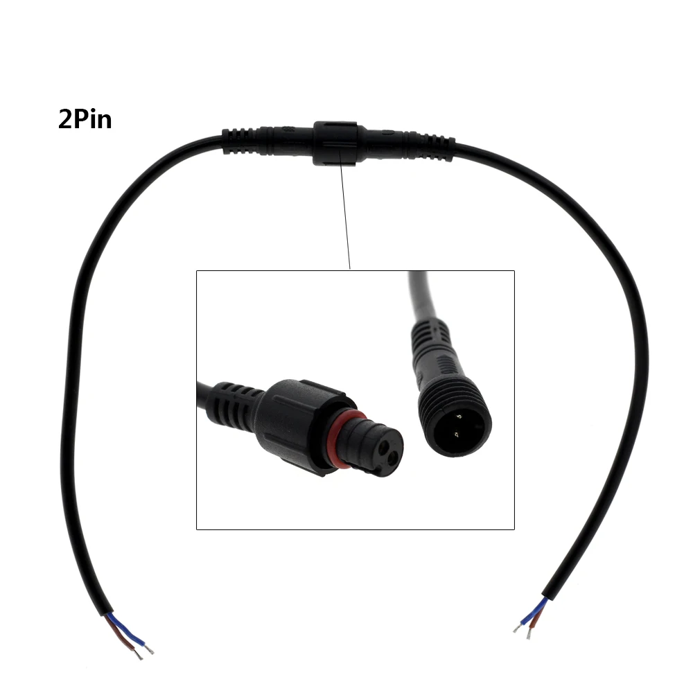 Водонепроницаемые светодиодные Проводные разъемы 2Pin 3Pin 4Pin 5Pin 5компл./лот|led wire