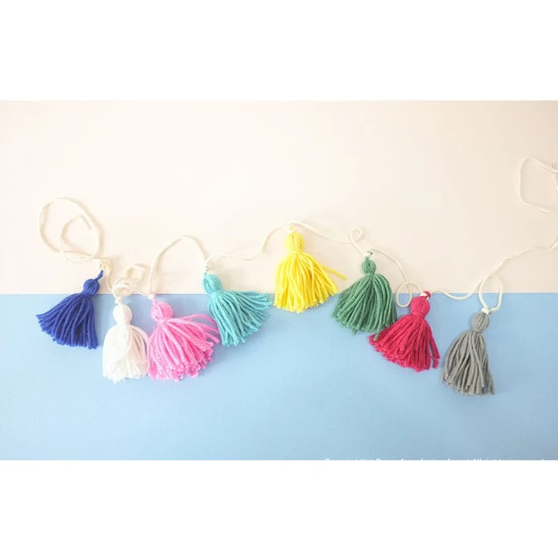 1 шт. радужные украшения с кисточками висячий флаг креативные вечерние на день