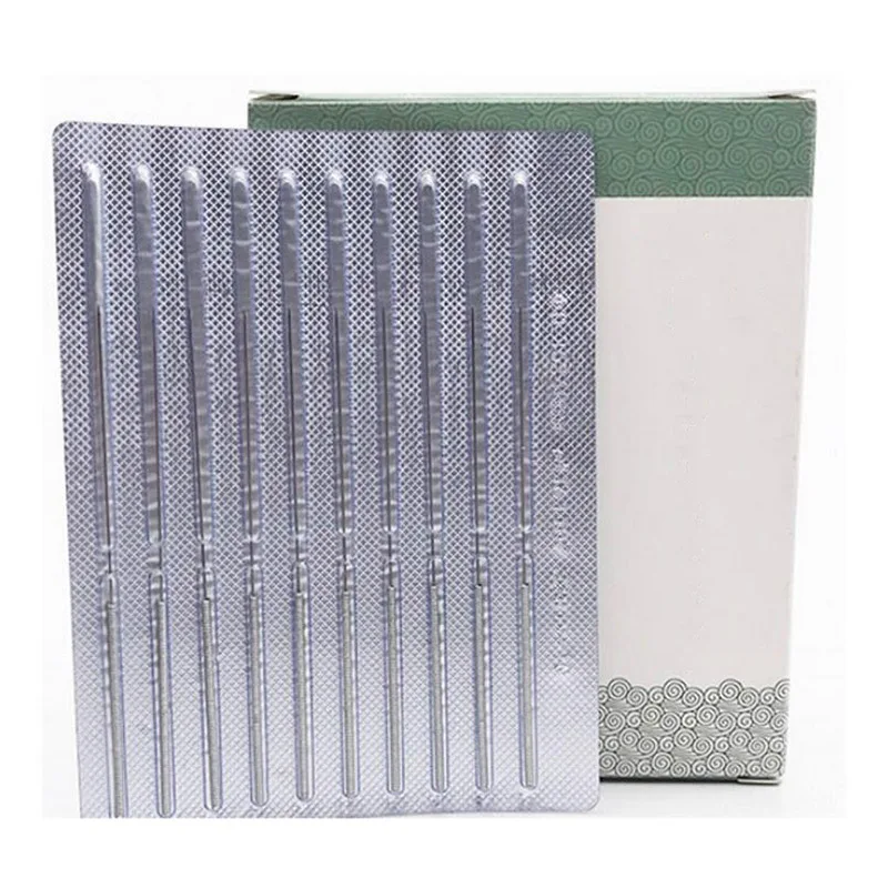 HANRIVER 2020 100 pieces of acupuncture needle therapy disposable sterile silver insertion | Красота и здоровье