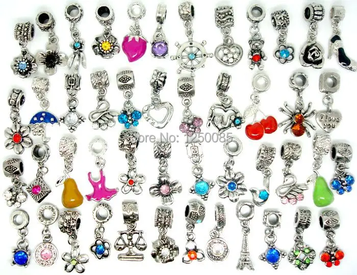 30 шт./лот прекрасный смешанный стиль посеребренные Подвески Висячие подходят для