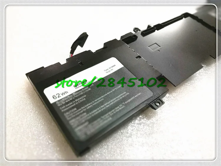 GYIYGY 15 2 V 62wh N1WM4 02VMGK Аккумулятор для ноутбука DELL ALIENWARE 13 R2 2P9KD 3V806 серии