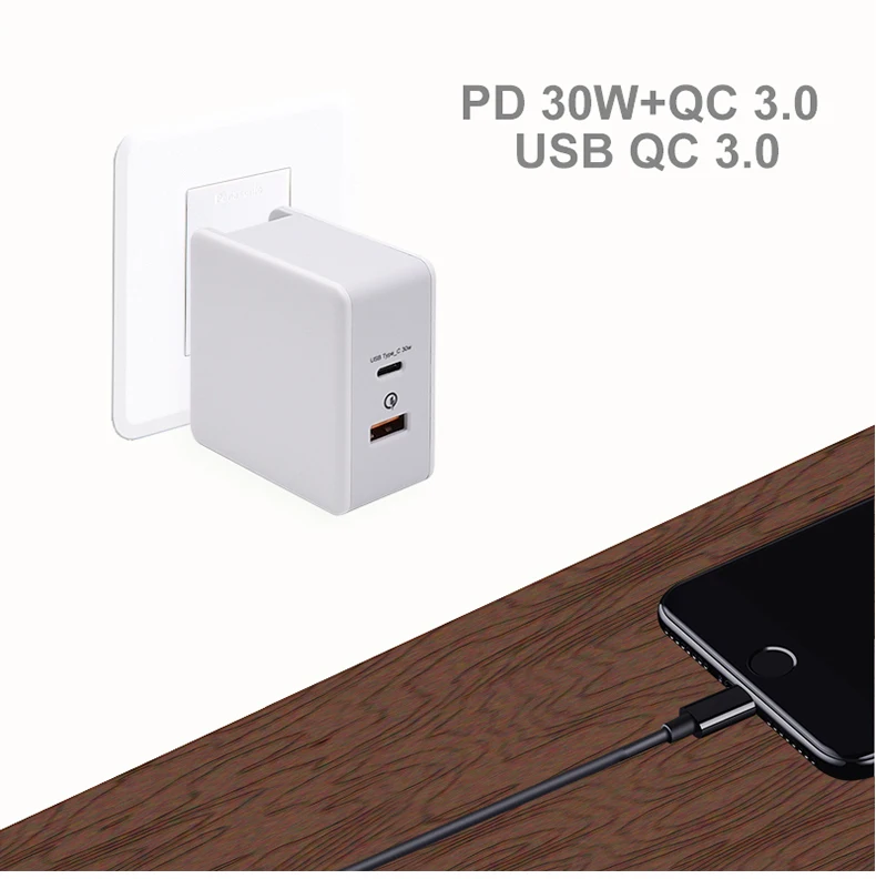 Yojock 48 Вт USB PD зарядное устройство быстрое зарядное устройство Тип C питания быстрая зарядка 3,0 адаптер дорожное настенное зарядное устройство s для iPhone X Xiaomi