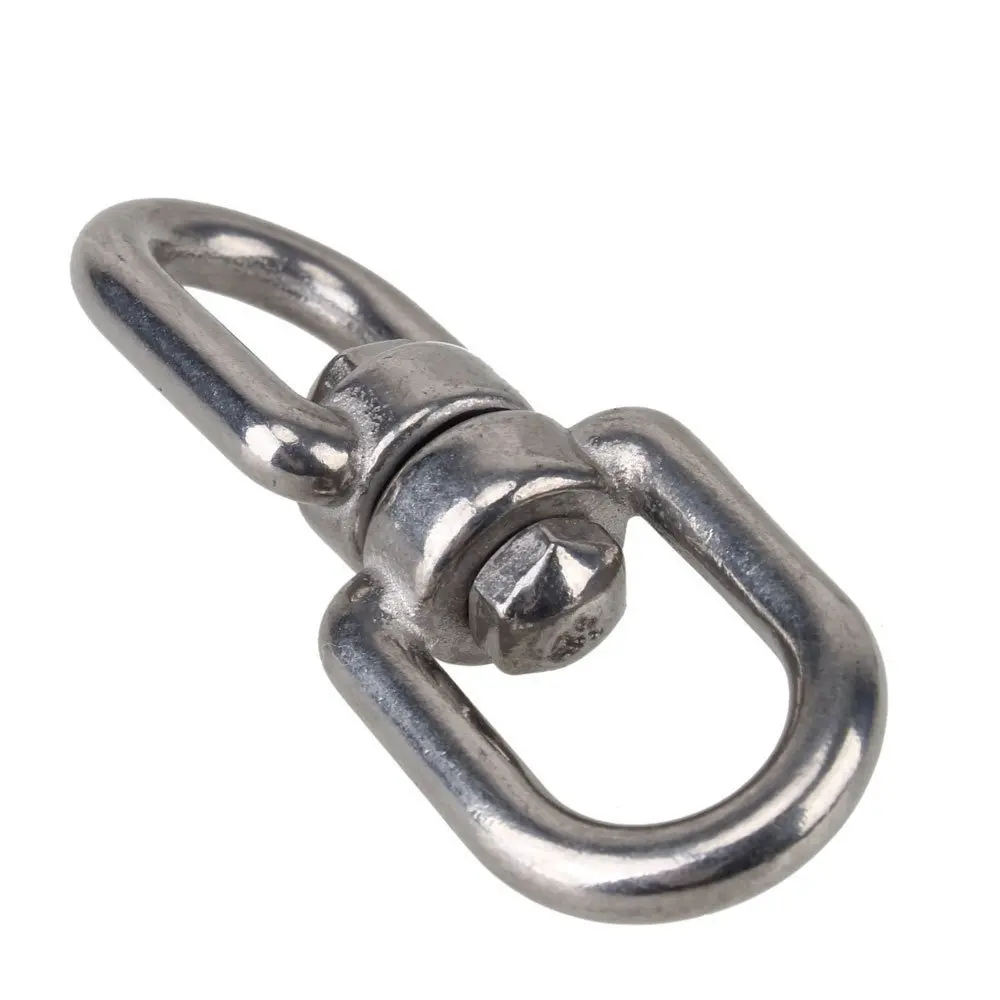 Прочная морская швартовочный Вертлюг M6 из нержавеющей стали 304 цепочка для собак