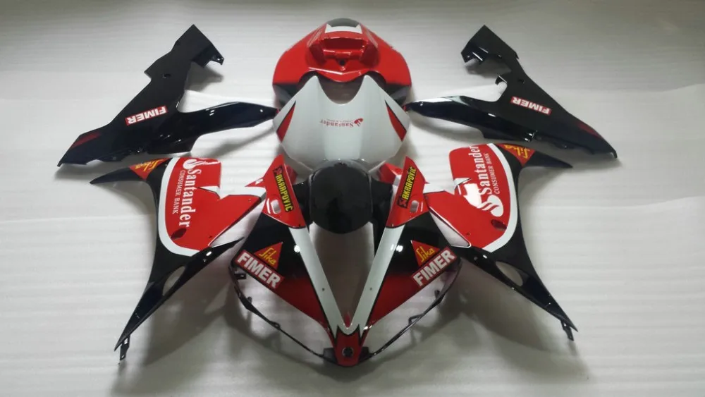 Комплект обтекателей под давлением для YAMAHA YZFR1 04 05 06 YZF R1 2004 2005 2006 YZF1000 Красный