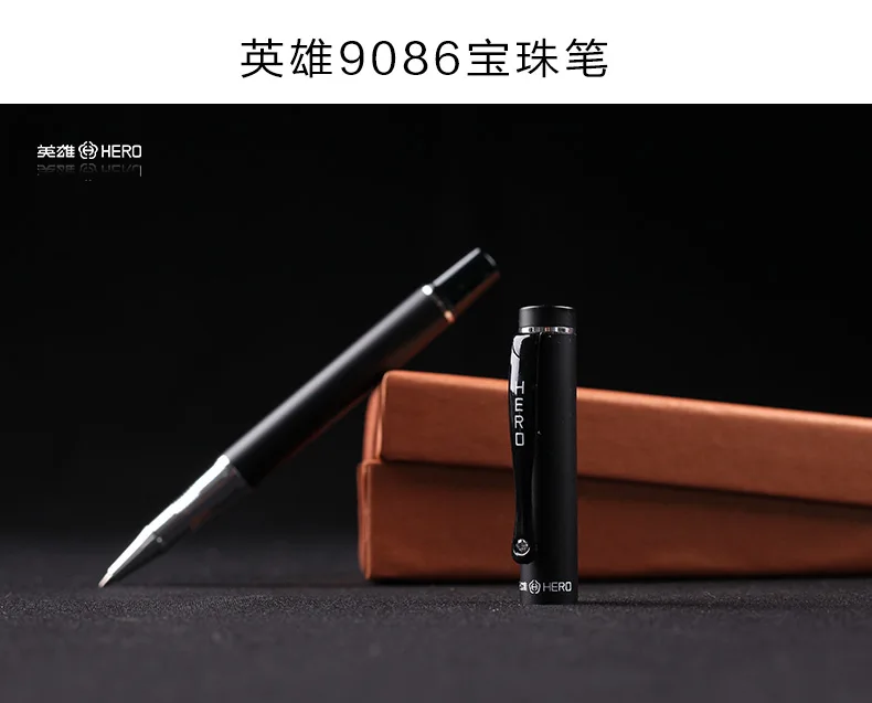 Hero 9086 черная Шариковая Ручка-роллер/Шариковая/роликовая Шариковая ручка для письма подарок