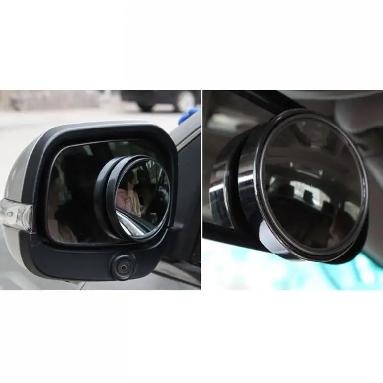 2pairs/lot Car Styling 360 Degree Wide Angle Round Convex Mirror Driving Mirrors Side Blind Spot Rear View | Автомобили и