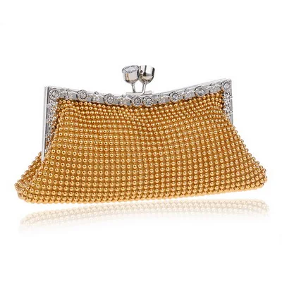 YM1168gold SEKUSA женские вечерние сумочки с бриллиантами, маленькие сумочки, клатчи, сумочки, серебряные/Золотые/черные вечерние сумочки со стразами для свадьбы - Цвет: YM1168gold