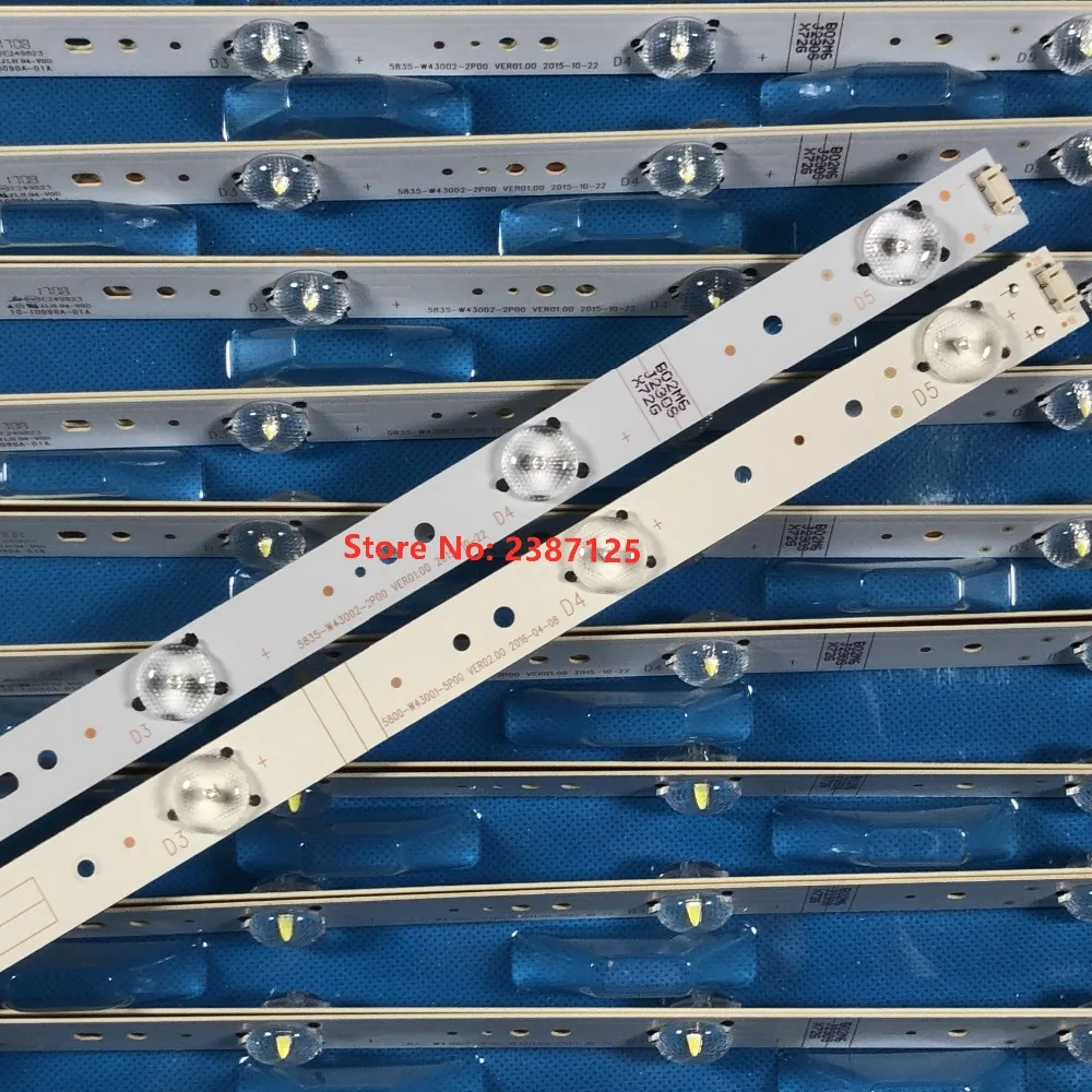 Светодиодная лента для подсветки 43E6000 E465853 5800-W43001-5P00 5835-W43002-2P00 VER01.00 02K03177A экран LG